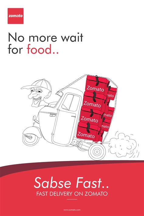 zomato campaign on Behance