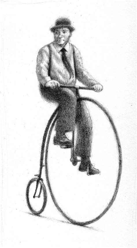 TODD BONITA'S ART BLOG: Penny Farthing drawing