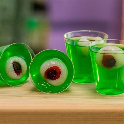 Halloween Eyeball Jello Shots Cocktail Recipe