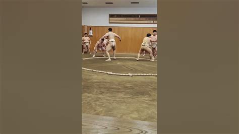 Sumo wrestler training in Waseda University , Tokio (Japan) #sumo # ...