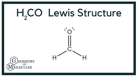 H2CO Lewis Structure (Formaldehyde) | Molecules, Lewis, Bond