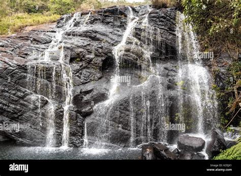 Bakers Falls in Horton plains, Sri Lanka. The height of Baker's ...