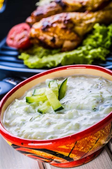 Homemade Tzatziki Greek yogurt and Cucumber sauce is a refreshing side to home made gyros ...