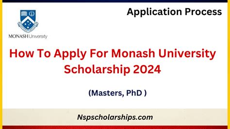 How To Apply For Monash University Scholarship 2024