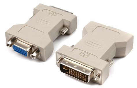 DVI-I Male to VGA Female Socket Adaptor - DVI to VGA / SVGA Converter