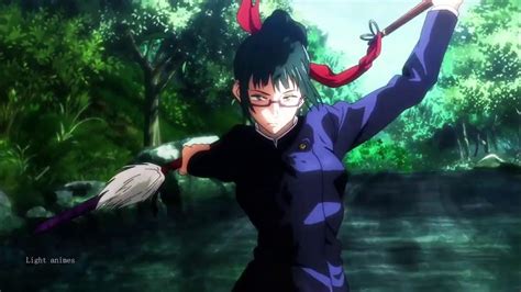 Maki Zenin VS Kasumi Miwa I Fight Scene I Jujutsu Kaisen Episode 17 ...