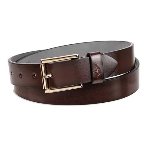 Men's Dockers® Leather Dress Belt with Roller Bar Buckle in Regular and ...