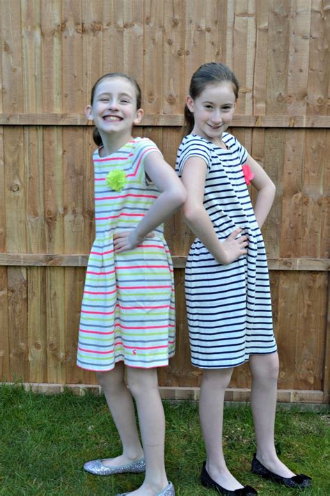 Steph's Two Girls modelling dresses by Joules (Review) - Steph's Two Girls