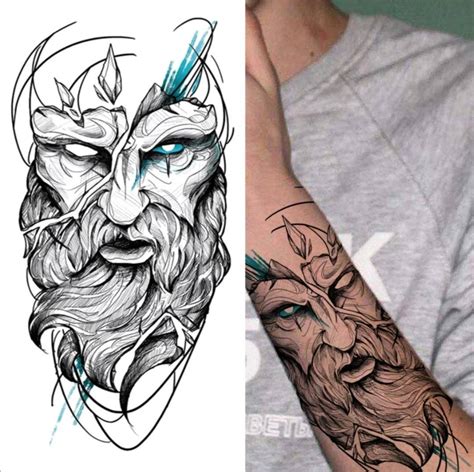 Viking, Norse Tattoo, Scandinavian Tattoo, 11.5 21 Cm - Etsy