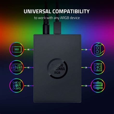 Razer Chroma Addressable RGB Controller: Universal Compatibility – 6 Addressable RGB Headers ...