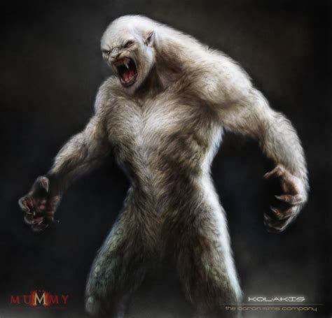 Yeti by Julianna Kolakis | 2D | CGSociety | Monstros, A múmia, Lobisomens