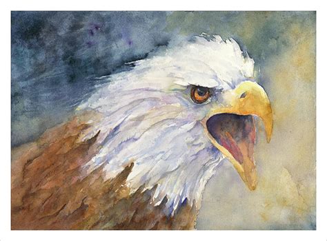 Bald Eagle Painting by Cynthia Roudebush