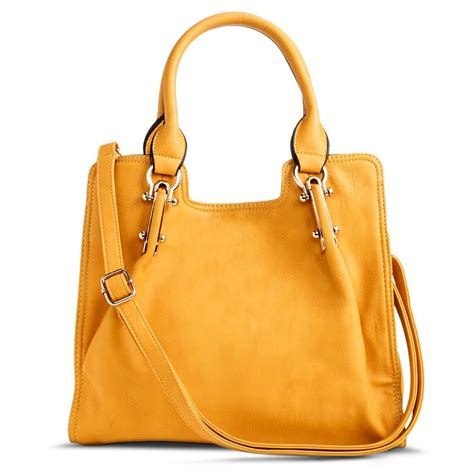 Women's Tote Handbag with Crossbody Strap/ Target Brown Leather Purses ...