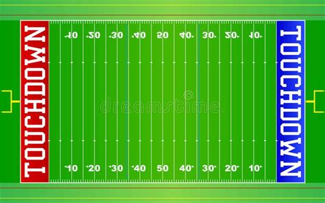 American Football Field NFL EPS. An illustration of an American football field l #Sponsored , # ...