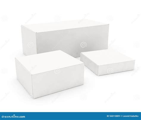 Different Sizes Cardboard Boxes Stock Illustration - Illustration of ...