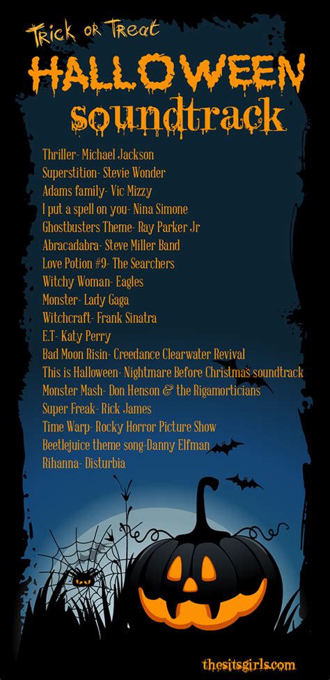 Spooky Halloween Playlist Ideas from The SITS Girls on Twitter