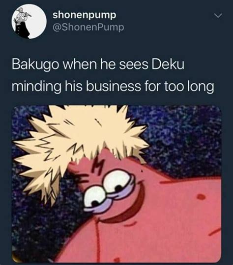 My Hero Academia: 10 Hilarious Deku & Bakugo Memes That Are Too Funny