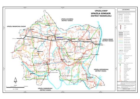 Mouza Map & 3 Detailed Maps of Singair Upazila, Manikganj, Bangladesh ...