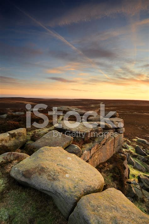 Stanage Edge Sunrise, Peak District Stock Photo | Royalty-Free | FreeImages