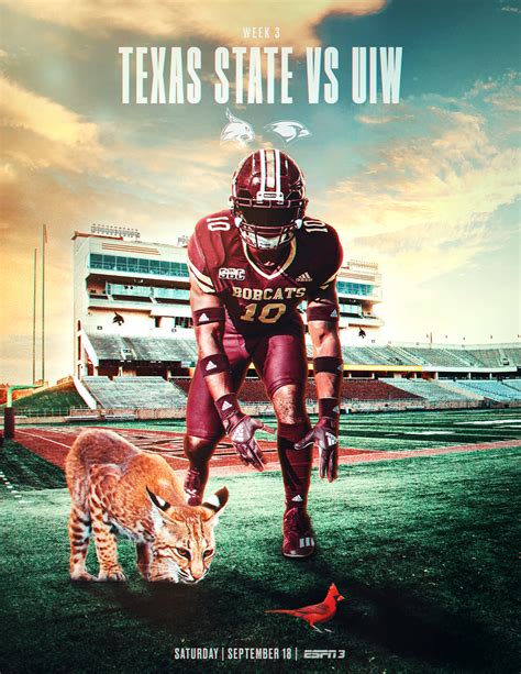 TEXAS STATE FOOTBALL 2021 (IN PROGRESS) on Behance