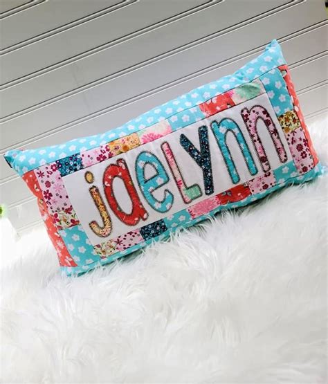 Custom Kids Name Pillow, Personalized Childs Pillow, Christmas Gift ...