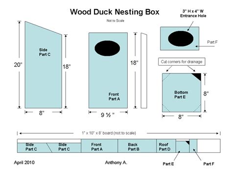 Wood Duck Nest Box Plans: How To Build A Wood Duck Nesting Box | HubPages