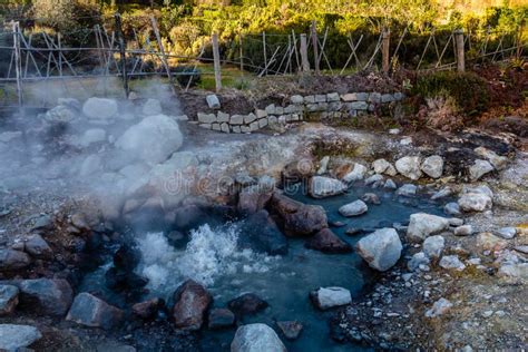 Hot Springs, Furnas, Sao Miguel Island, Azores, Portugal Stock Image - Image of fumaroles ...