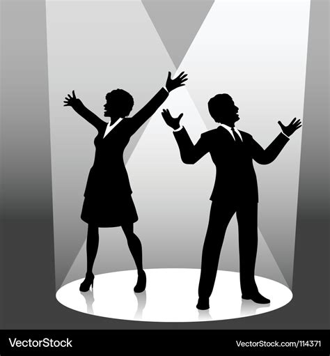 Business people silhouette Royalty Free Vector Image