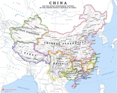 What if China falls apart? | Map, China map, Alternate history