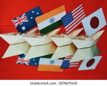 Ships Flags Australia United States Japan Stock Photo 2078670145 ...
