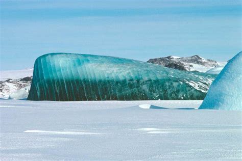 Stripped Icebergs in Antarctica - Unusual Natural Phenomena