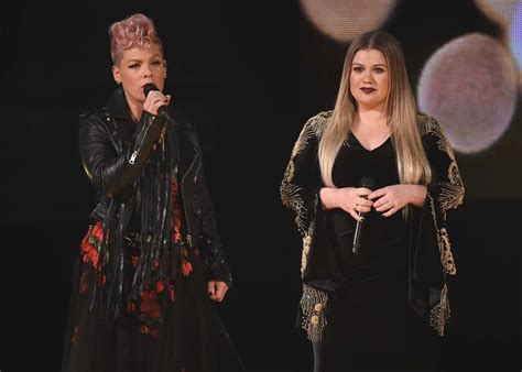 Pink and Kelly Clarkson: Performs at 2017 American Music Awards -23 | GotCeleb