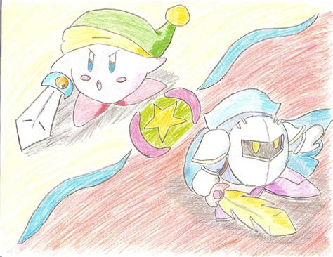 2006: Kirby VS Meta Knight by Pikaripeaches on DeviantArt