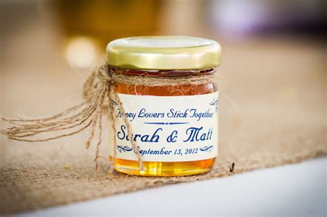 DIY Local Honey Favors with Custom Labels