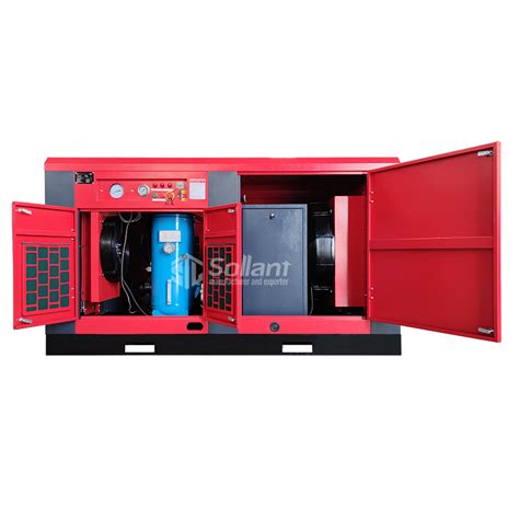 Some key features and benefits of Sollant electric stationary air compressors: - Sollant