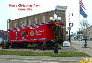 Cuba City Wisconsin Caboose - Cuba, MO - Route 66 Mural City