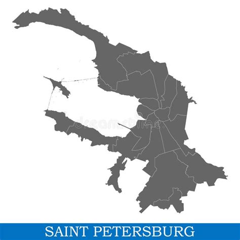 Map Of Petersburg Borough In Alaska Stock Vector - Illustration of ...