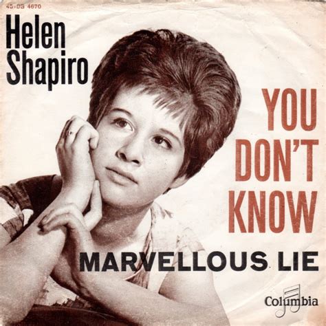 Helen Shapiro - You Don't Know (1961, Vinyl) | Discogs