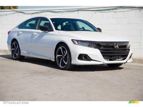 2021 Platinum White Pearl Honda Accord Sport #140364197 | GTCarLot.com ...