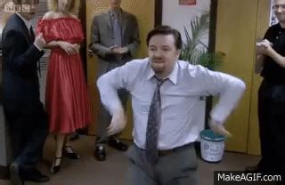 THE David Brent Dance - The Office - BBC on Make a GIF