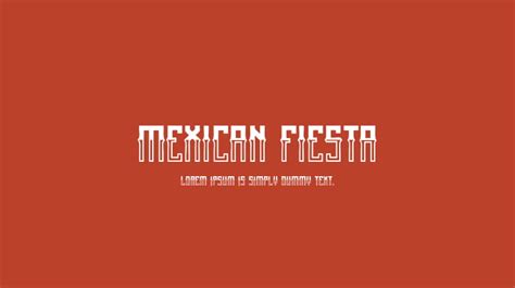 Mexican fiesta Font Family : Download Free for Desktop & Webfont