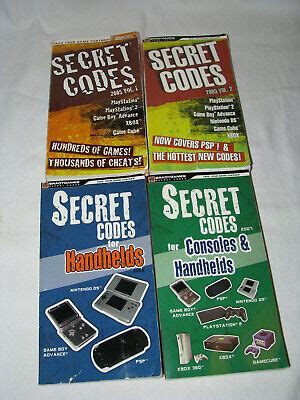 Group of Four SECRET CODE Books For Handhelds/Games 2005, 2006 & 2007 | eBay