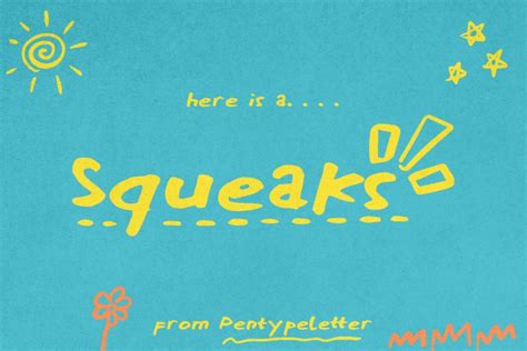 Squeaks Font Free Download - FreeFontDL