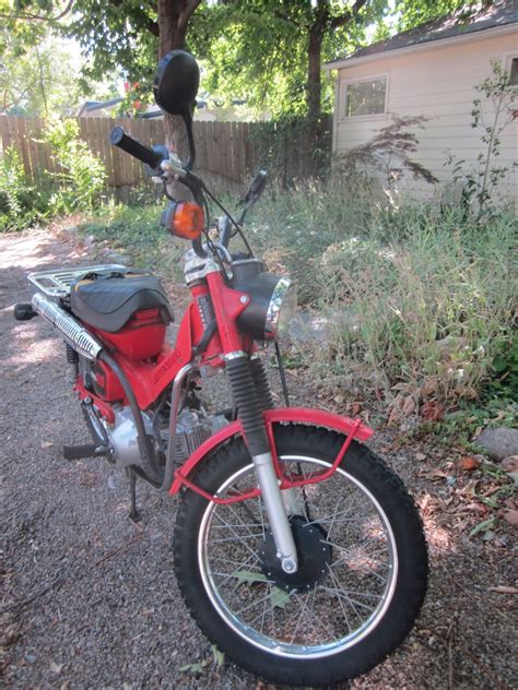 OldMotoDude: 1970's Honda CT110 Trail Bike spotted in Boise, Id