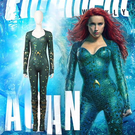 Aquaman Cosplay Costume Women Mera Costume | WISHINY