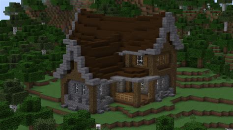 Medieval Spruce House Minecraft Project