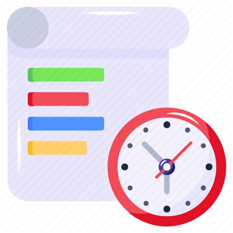 Timesheet, project deadline, time report, time schedule, time management icon - Download on ...