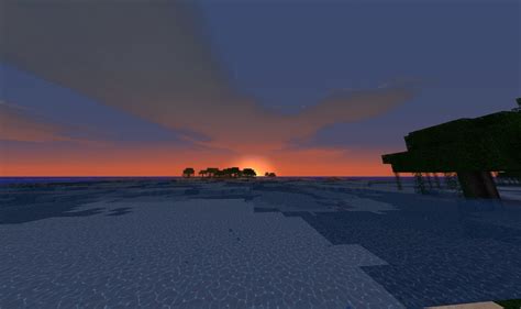 Minecraft Sunset Screenshot by ApexPredat0r on DeviantArt