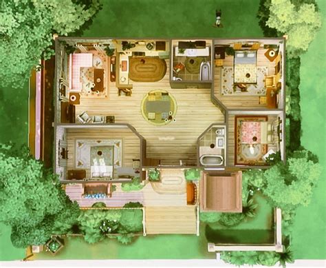 Sims Building, Building Ideas, Sims 4 House Plans, Sims House Design, Sims 4 Build, House ...