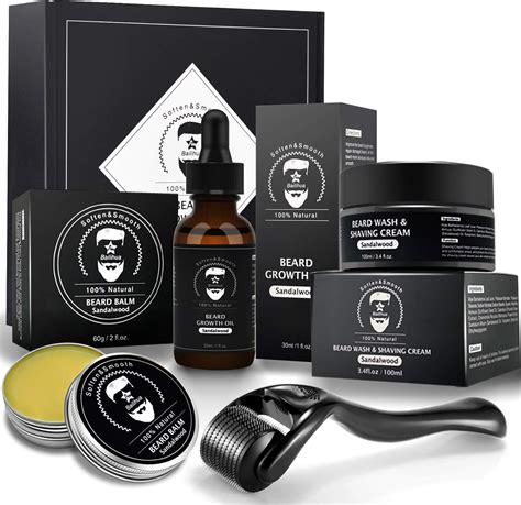 Beard Growth Kit,Beard Grooming Tools for Beard Rapid Growth and ...